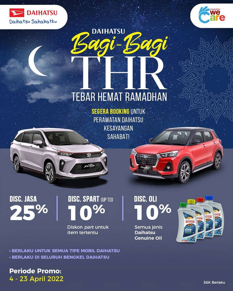 daihatsu bagi thr